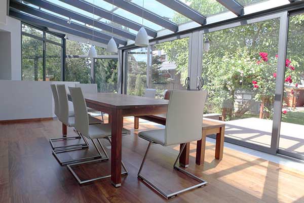 Conservatory kitchen extension