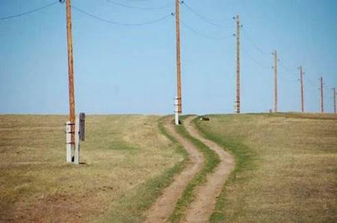 road power lines